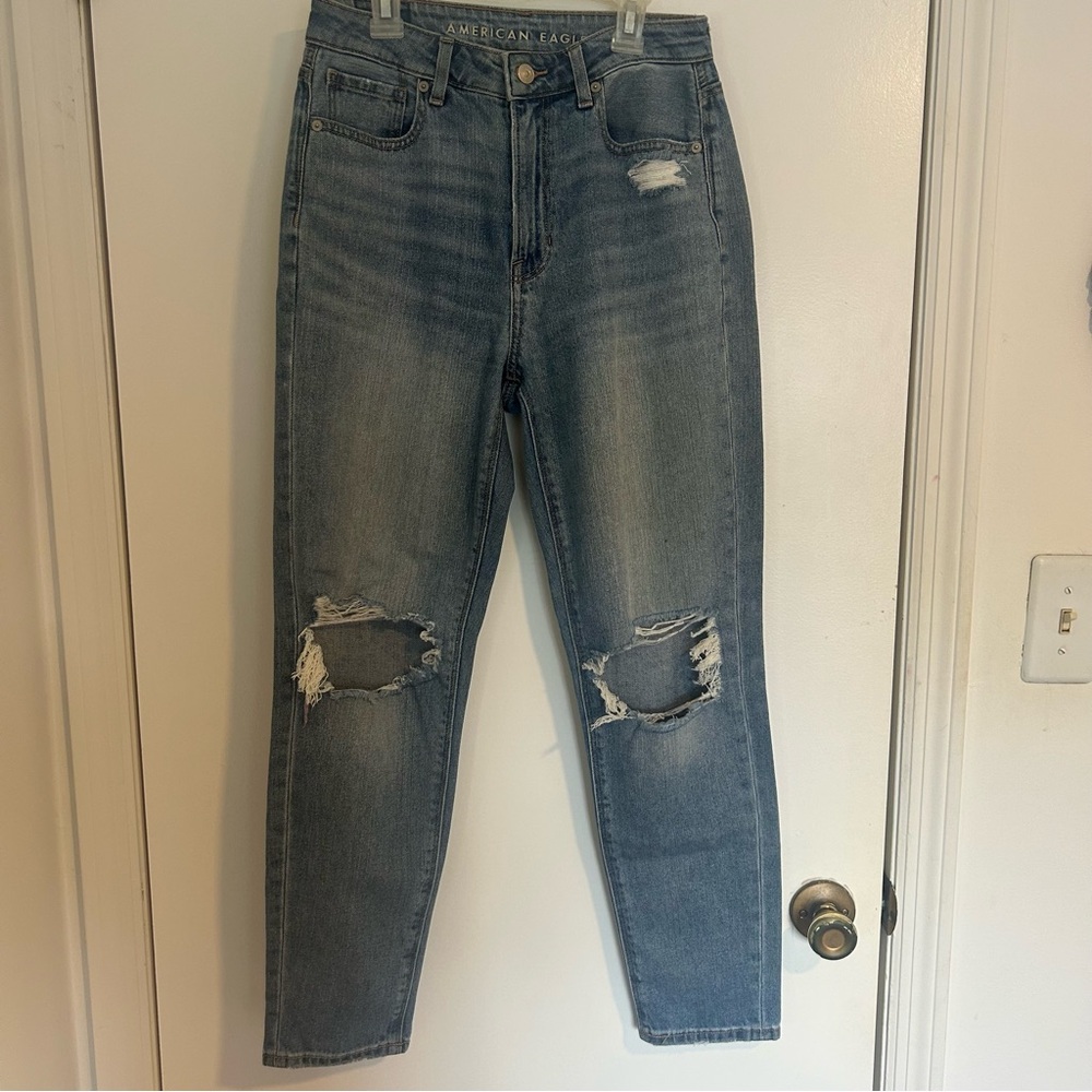American Eagle Comfort Stretch Waistband Straight Leg Jeans
